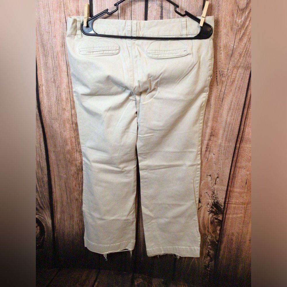 14 Ladies old Navy Khaki Pants stretch low waist (0030) - Picture 2 of 6